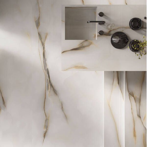 Керамогранит Emil Ceramica Pure Onyx Perla Full Lappato Rett. 120x278 см 560643 фото