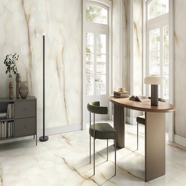 Керамогранит Emil Ceramica Pure Onyx Perla Full Lappato Rett. 120x278 см 560643 фото