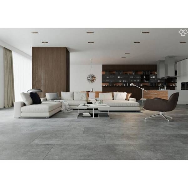 Керамогранит Cerrad Gres Sellia Grafit Rect 59,7x119,7 см 495737 фото