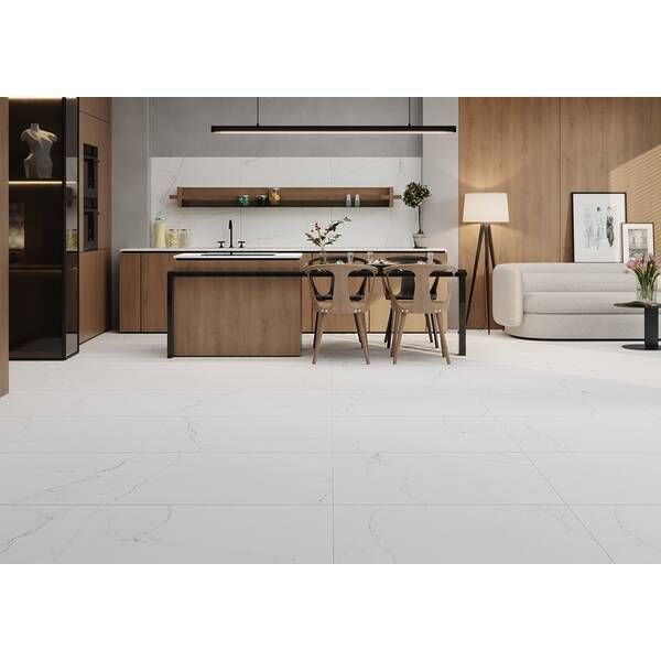 Керамогранит Almera Ceramsca (Spain) Lab. Bianco Mare Bianco 90x90 см 579908 фото