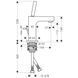 Axor Citterio - змішувач на тюльпан (хром) HANSGROHE 39010000 13314 фото 2