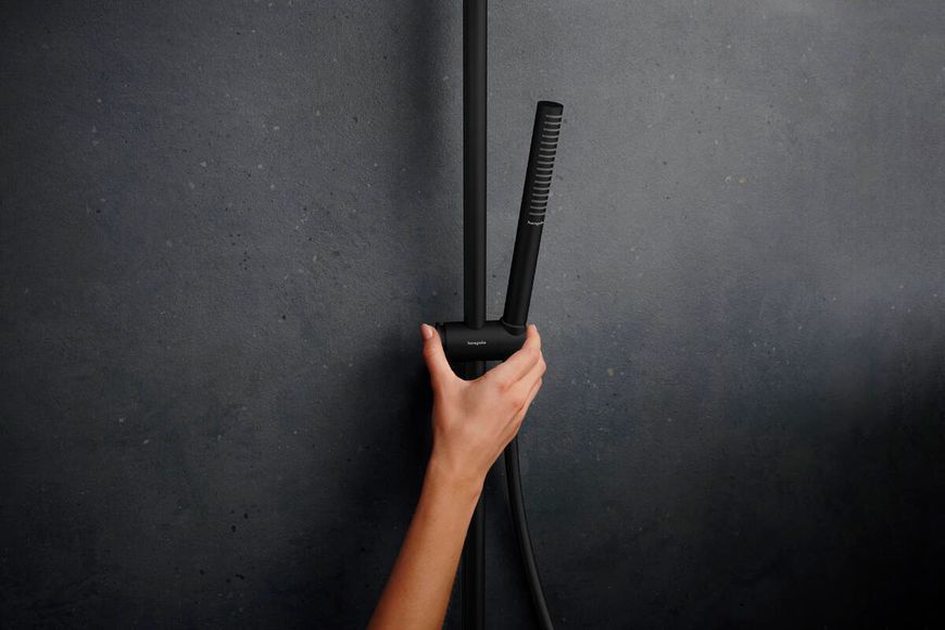PULSIFY S PURO Showerpipe душевая система 260 с термостатом, цвет черный матовый 97397 фото
