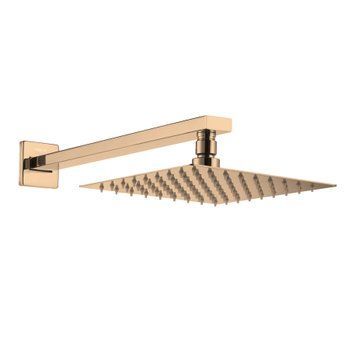 CASCADA R85 душ верхний, 250*250 мм, кронштейн, SS, cepillado bronce 86841 фото