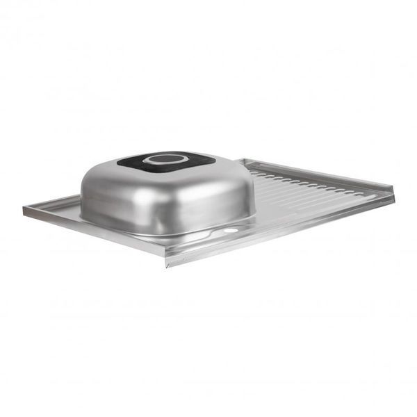 Кухонна мийка Brinex 6080-L 0,6 мм Satin (BRIN6080LSAT06) SD00054108 фото