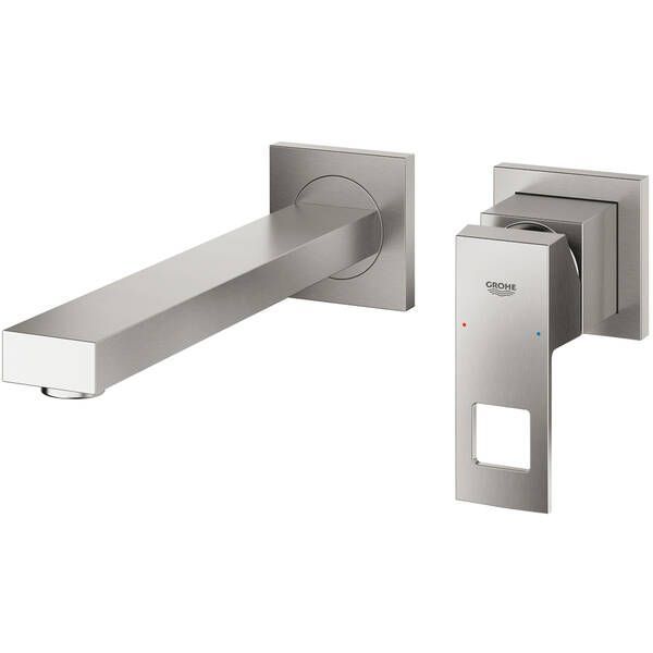 Змішувач прихованого монтажу для раковини Grohe Eurocube 23447DC0 суперсталь 558439 фото