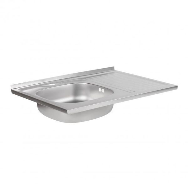 Кухонна мийка Brinex 6080-L 0,6 мм Satin (BRIN6080LSAT06) SD00054108 фото