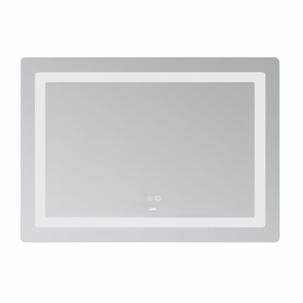 Дзеркало Lidz Kubis (KU2) 1200х800 з LED-підсвічуванням Touch, з антизапотіванням, з димером, рег. яскравості LDKUB120080049007 SD00055131 фото