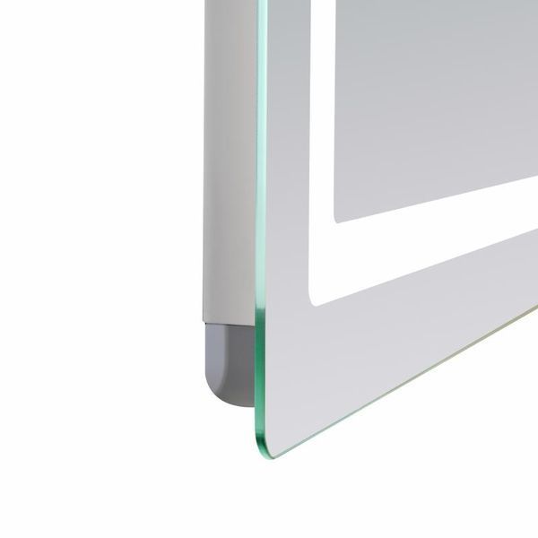Дзеркало Lidz Kubis (KU2) 1200х800 з LED-підсвічуванням Touch, з антизапотіванням, з димером, рег. яскравості LDKUB120080049007 SD00055131 фото