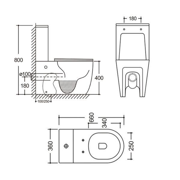 Унітаз підлоговий Qtap Grand Ultra Quiet безобідковий з сидінням Soft-close WHITE QT26228301W SD00052620 фото