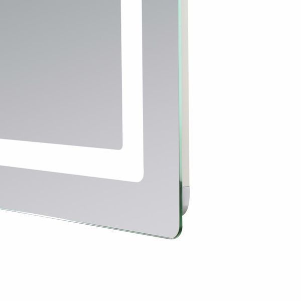 Дзеркало Lidz Kubis (KU2) 1200х800 з LED-підсвічуванням Touch, з антизапотіванням, з димером, рег. яскравості LDKUB120080049007 SD00055131 фото