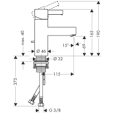 Axor Steel - смеситель на умывальник HANSGROHE 35002800 13387 фото