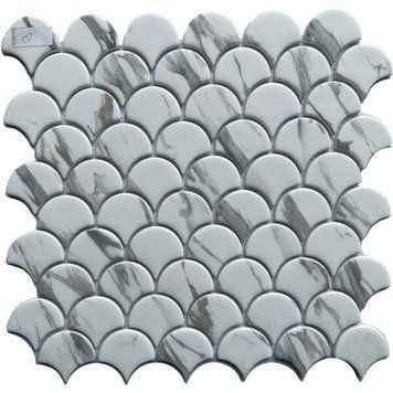 Мозаїка Mozaico de lux DPG185RG-366A-6 Super Marble 32,8x30,3 см 549269 фото