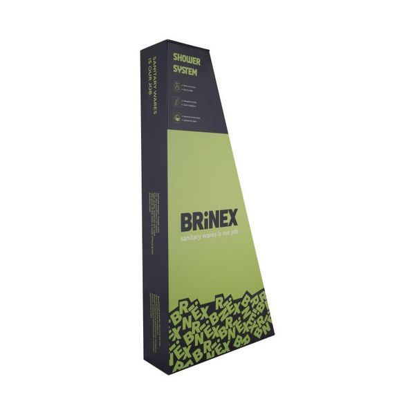 Душевая система универсальная Brinex Pure 1030 на 3 потребителя Nickel BRIPUR1030NKL SD00053186 фото