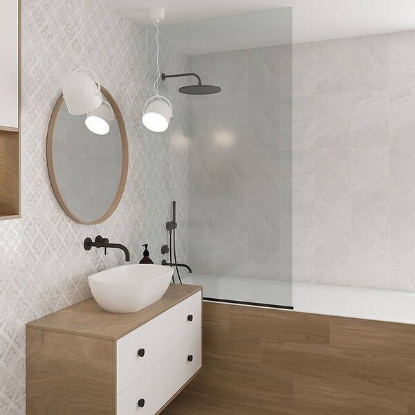 Плитка Cersanit Glam White Glossy 25x40 см 540603 фото