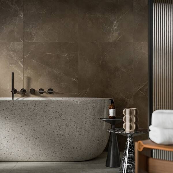Керамогранит Cerrad Softstone Brown Rect 60х120 см 587478 фото