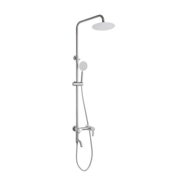 Душевая система универсальная Brinex Pure 1030 на 3 потребителя Nickel BRIPUR1030NKL SD00053186 фото