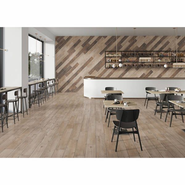 Керамограніт Cerrad Podloga Tonella Beige Rect 120,2x19,3 см 415958 фото