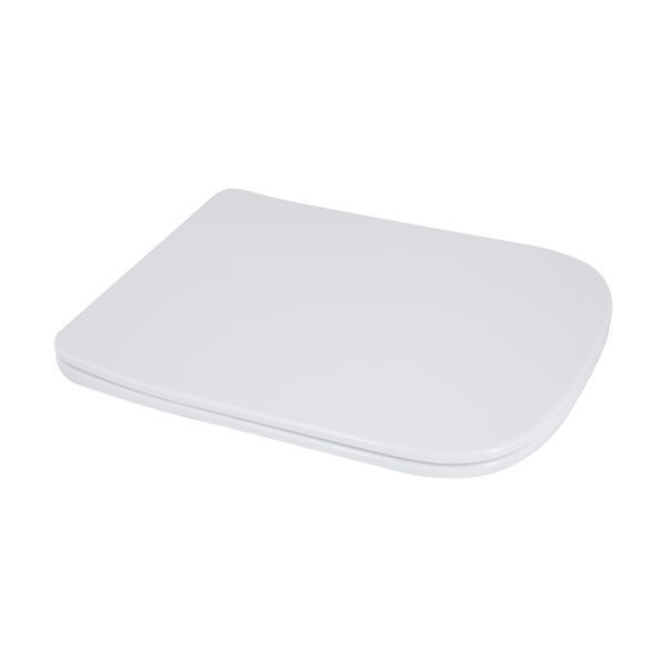 Унітаз підлоговий Qtap Stenava Rimless безобідковий з сидінням Soft-close WHITE QT27228303W SD00052621 фото