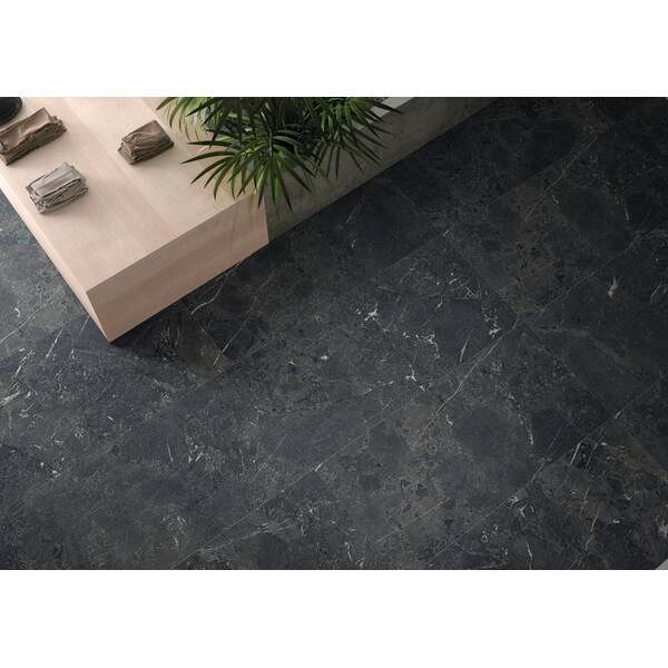 Керамограніт Almera Ceramsca (Spain) Pulse Black 60x120 см 578430 фото