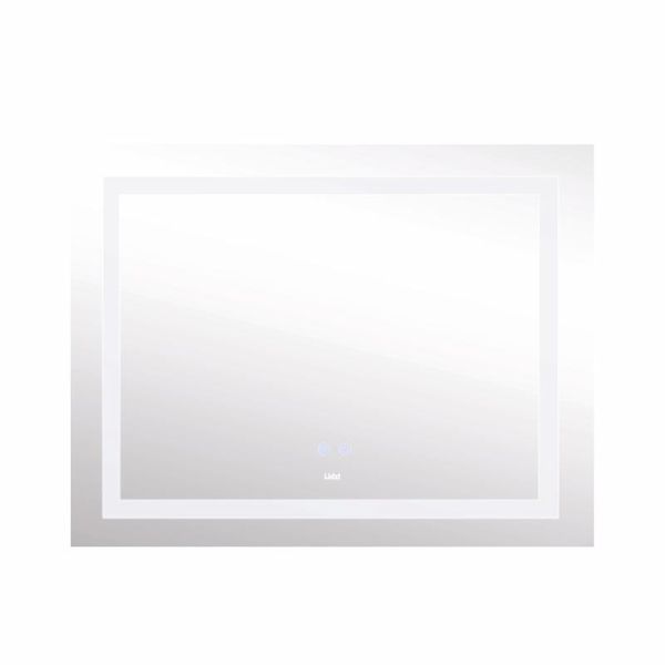 Зеркало Lidz Kubis (KU1) 1200х800 с LED-подсветкой Touch, с антизапотеванием, с диммером, рег. яркости LDKUB120080049008 SD00055132 фото