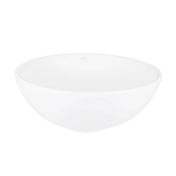 Комплект Qtap Owl: Раковина накладна кругла 400х400х155 мм White + Донний клапан PU02 SD00053443 фото