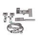 Смеситель для ванны Lidz Kubis 0061 (c душевым гарнитуром) (k35) LDKUB0061NKS43379 Nickel SD00049502 фото 3
