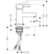 Axor Steel - смеситель на умывальник HANSGROHE 35002800 13387 фото 2