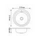 Кухонная мойка Brinex 510-D 0,8 мм Satin (BRIN510SAT08) SD00054087 фото 2