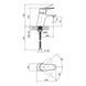 Смеситель для раковины Lidz Gloria 001F (k35) LDGLO001FCRM35116 Chrome SD00041220 фото 2