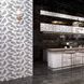 Плитка Golden Tile Nero E Bianco Leaf Чорный NBС161 30х60 см 563286 фото 2
