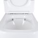 Унітаз підлоговий Qtap Stenava Rimless безобідковий з сидінням Soft-close WHITE QT27228303W SD00052621 фото 9