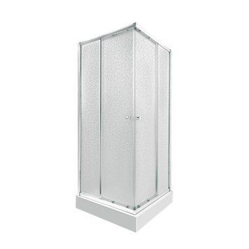 Набор Qtap душевая кабина Presto CRM1088SP5 Pear 1970x800x800 мм + поддон Tern 308812C 80x80x12 см с сифоном SD00048937 фото