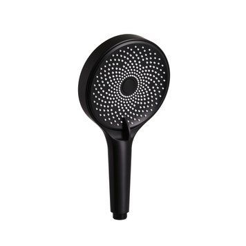 Лійка для ручного душу Qtap Rucni D 130 мм округла QTRUC125BLM45953 Black Matt SD00052077 фото