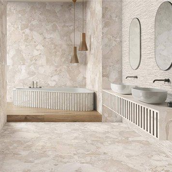 Керамограніт Ergon Matera Stone EN8L MA.SA GRE SK R Greige 100x100 см 578304 фото