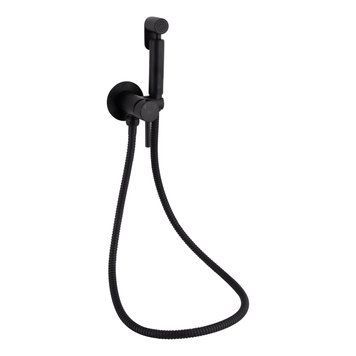 Набор для гигиенического душа Qtap Inspai-Varius округлый QTINSVARBСRV00440001 Black Matt SD00035723 фото