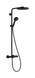 PULSIFY S PURO Showerpipe душова система 260 з термостатом, колір чорний матовий 98850 фото 1