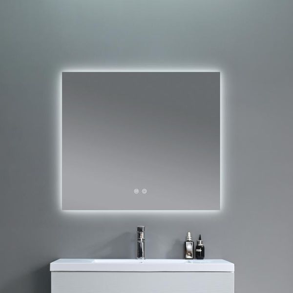 Зеркало Qtap Taurus (TA1) 800&times;600 мм с LED-подсветкой Touch, с антизапотеванием, с диммером, рег. темп. цвета (3000-6500K) QTTAU8006004895 SD00055076 фото
