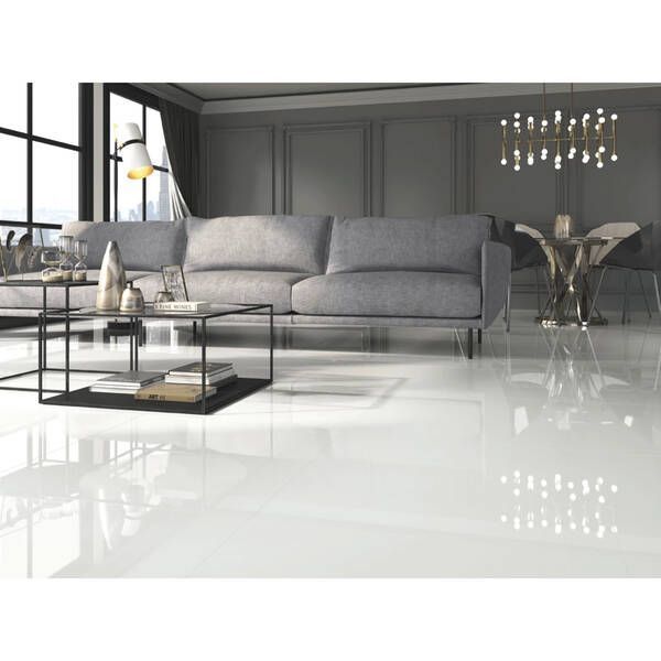 Керамограніт Ape Ceramica Crystal White Polished Rect 75x75 см 358216 фото