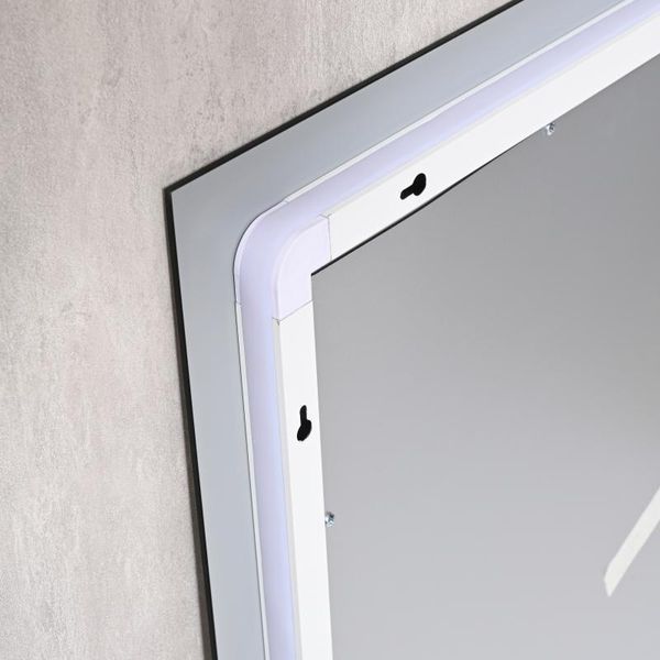 Зеркало Qtap Taurus (TA1) 800&times;600 мм с LED-подсветкой Touch, с антизапотеванием, с диммером, рег. темп. цвета (3000-6500K) QTTAU8006004895 SD00055076 фото