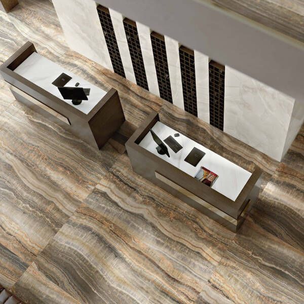 Керамогранит Florim Group 778824 Eccentric Luxe Caramel Glo 6mm R 120x280 см 567005 фото