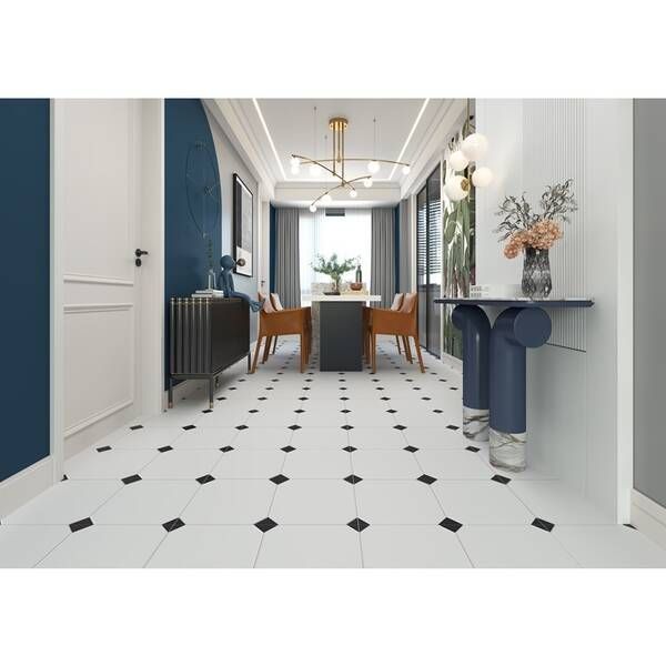 Керамогранит Ceramica Deseo Betera Black-White 58x58 см 564791 фото