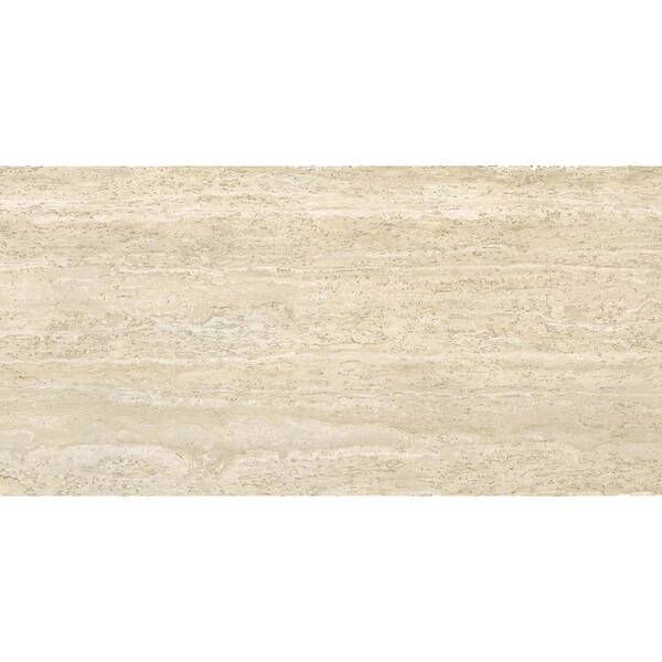 Керамограніт Italgraniti I Travertini TR03BA Travertino Beige Vein Cut Sq. 60x120 см 575956 фото