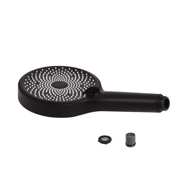 Лейка для ручного душа Qtap Rucni D 130 мм округлая QTRUC125BLM45953 Black Matt SD00052077 фото