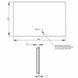 Зеркало Qtap Taurus (TA1) 800&times;600 мм с LED-подсветкой Touch, с антизапотеванием, с диммером, рег. темп. цвета (3000-6500K) QTTAU8006004895 SD00055076 фото 1