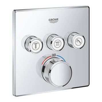 Змішувач прихованого монтажу Grohe Grohtherm SmartControl 29126000 з термостатом (зовнішня частина) 401943 фото