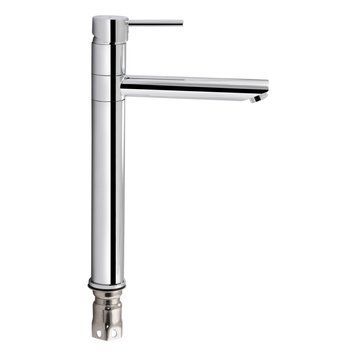 Змішувач для раковини Qtap Spring з поворотним виливом високий QTSPRCRM001XL Chrome SD00041839 фото