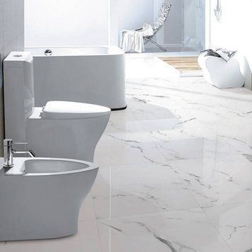 Керамограніт Almera Ceramica Qi9P560M Statuario 90x90 см 342270 фото