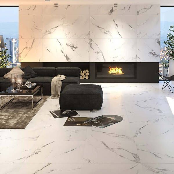 Керамогранит Almera Ceramica Qi9P560M Statuario 90x90 см 342270 фото