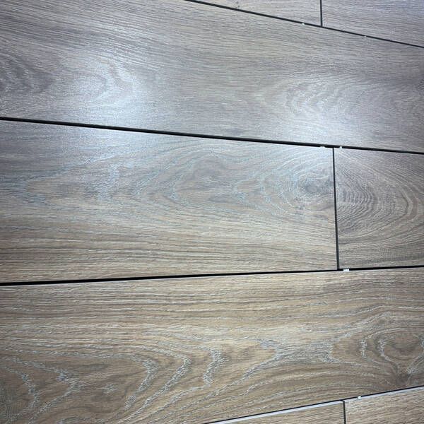 Керамограніт Ceramica Deseo Tik Wood Beige Carving 20х120 см 598018 фото