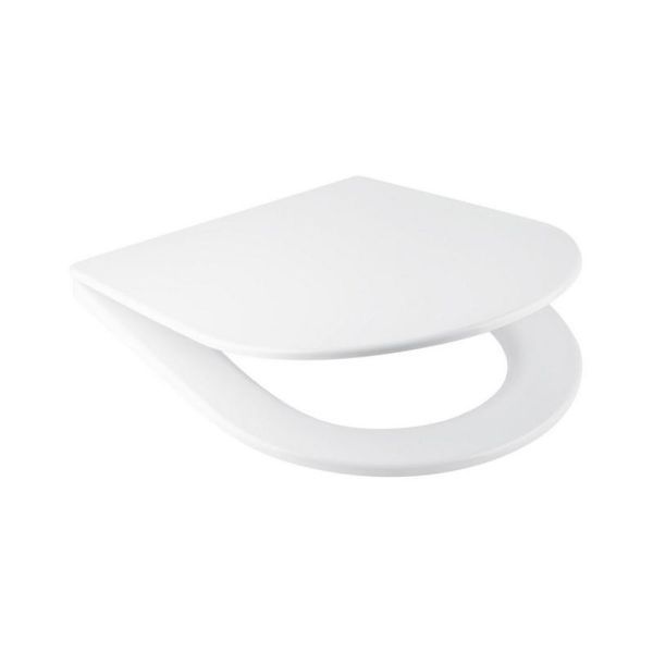 Сидіння для унітаза Qtap (Jay 520,640, Swan 520,640) з мікроліфтом Slim QT1699SC5176W SD00038757 фото